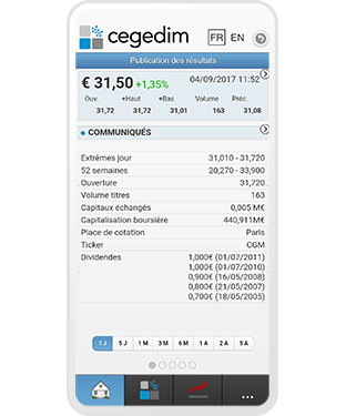 Application mobile Cegedim IR